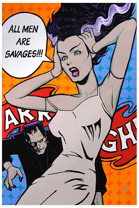 All Men Are Savages – Fine Art Print by Mark Bell 1