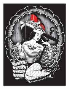 Queen Mary - Limited Edition Silkscreen Fine Art Print Ian McNiel