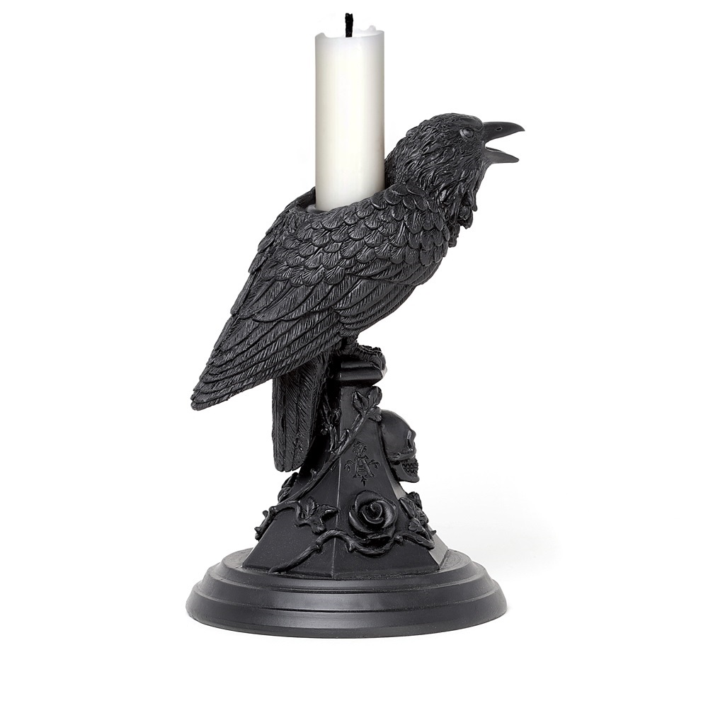 Poe's Raven Black Candle Stick V109